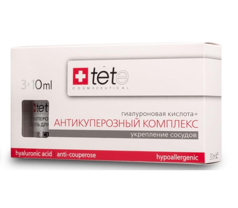 Tete Hyaluronic Acid & Anti-Сouperosis Complex Гиалуроновая кислота с антикуперозным комплексом