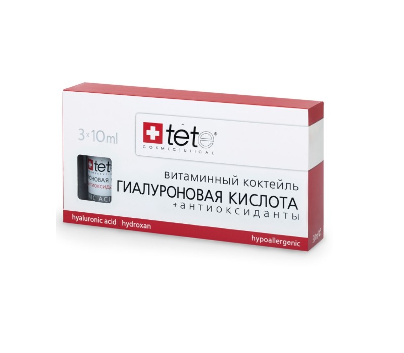 Tete Hyaluronic Acid & Antioxydants Гиалуроновая кислота с антиоксидантами