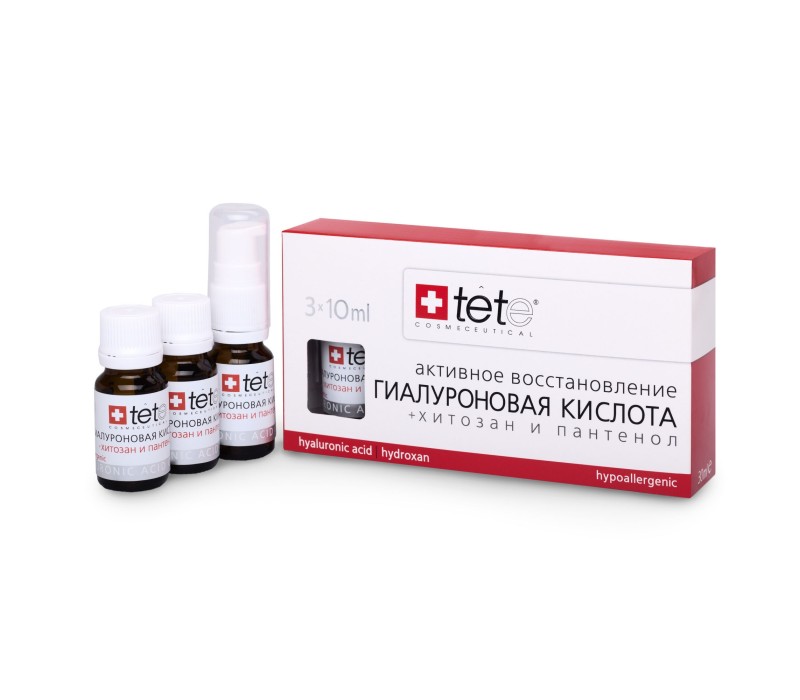 Tete Hyaluronic Acid & Hydroxan Гиалуроновая кислота с хитозаном и пантенолом