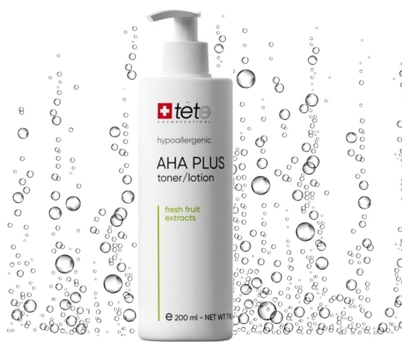 AHA Plus Toner с AHA-кислотами и экстрактом мякоти фруктов, 200 мл