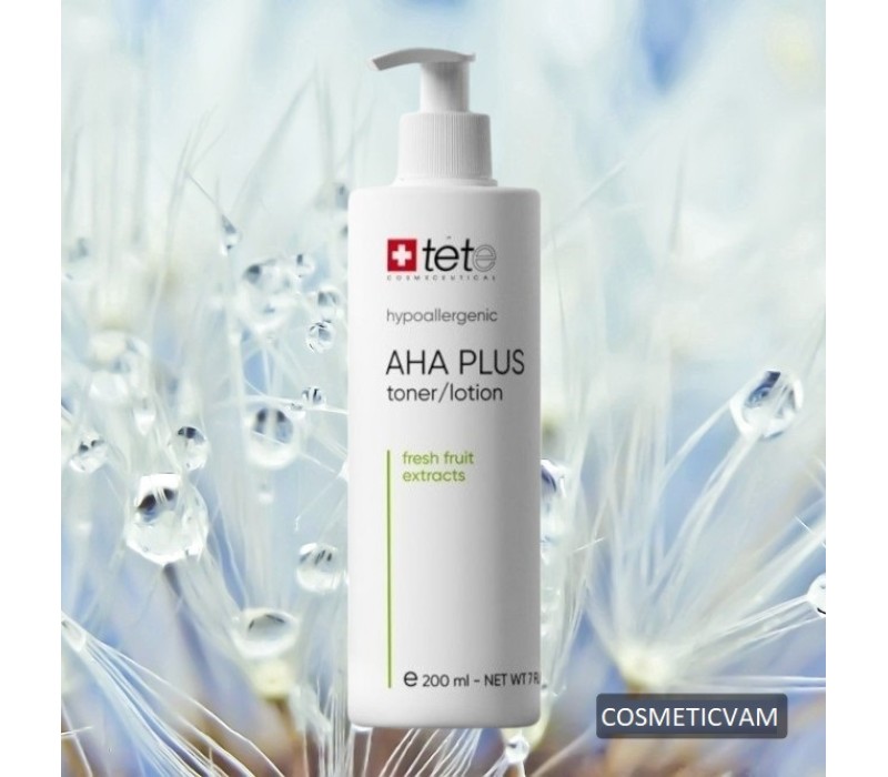 AHA Plus Toner с AHA-кислотами и экстрактом мякоти фруктов, 200 мл