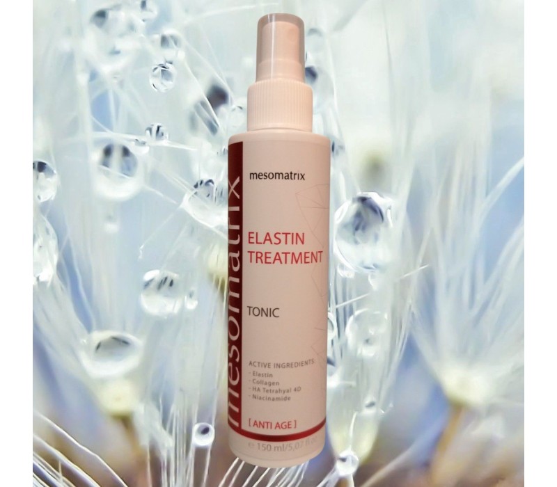 Mesomatrix ELASTIN TREATMENT Тоник  с коллагеном и эластином, активный лифтинг для возрастной кожи