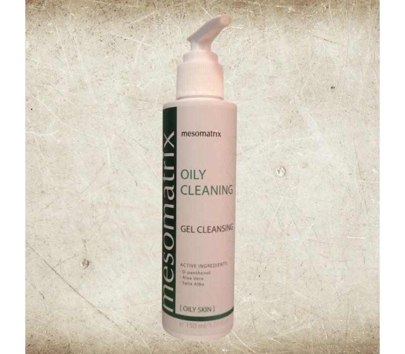 Mesomatrix OILY CLEANING, очищающий гель для жирной кожи с экстрактом белой ивы (био-салицилат) и Aloe Vera