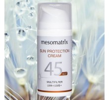 Mesomatrix SUN PROTECTION SPF 45, крем солнцезащитный, заживляющий и успокаивающий, водостойкий, 100ml