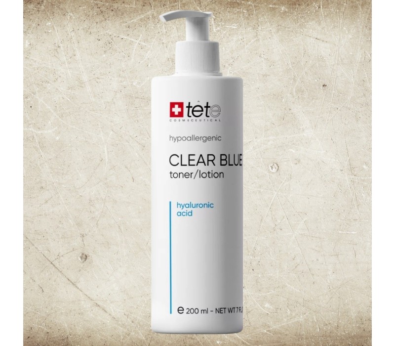 TeTe CLEAR BLUE Toner-Lotion Тоник-лосьон с гиалуроновой кислотой, 200 мл