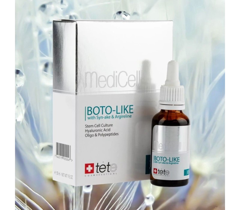 TeTe BOTO-LIKE Serum Сыворотка с пептидами-миорелаксантами против мимических морщин 30ml