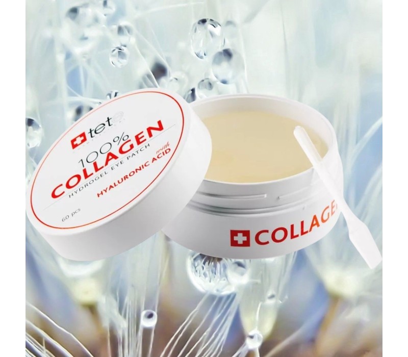 TeTe Cosmeceutical Коллагеновые патчи под глаза 100% Collagen Hydrogel Eye Patch, 60 шт.